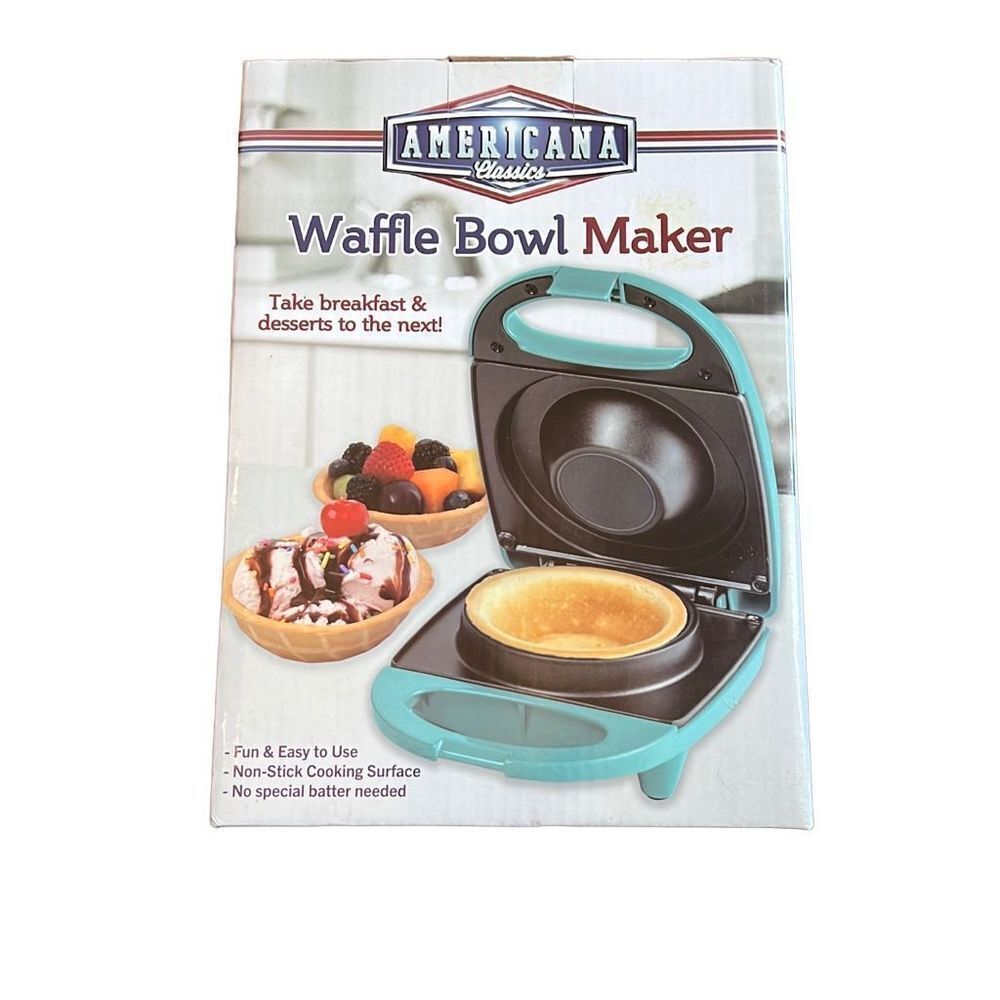 Americana Classics Waffle Bowl Maker NIB